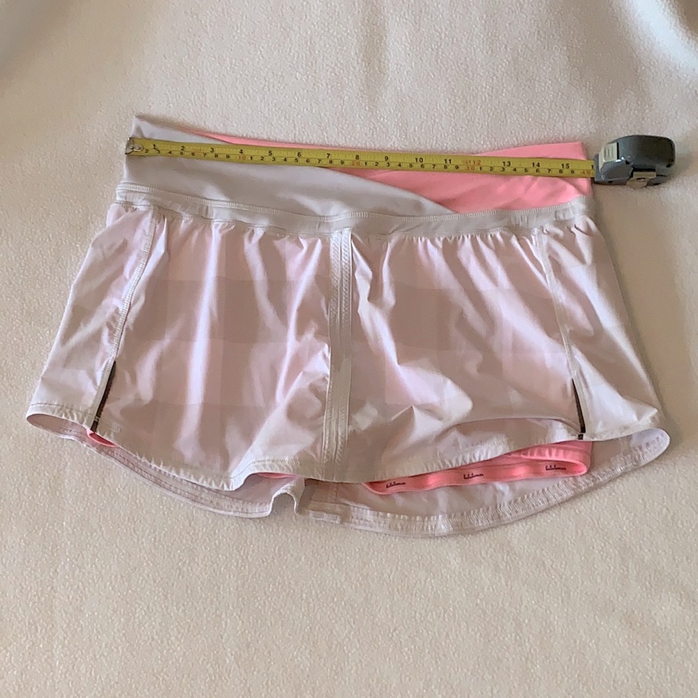 LuLuLemon Pink/Grey Skirt with Undershorts